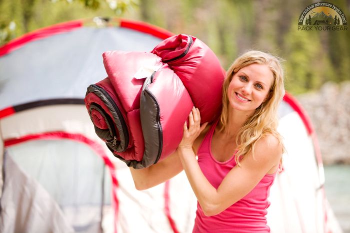 Sleeping Bag In Beach