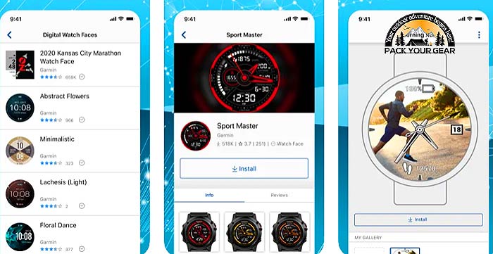 Garmin/Suunto Watch Apps