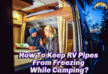 How to keep RV pipes from freezing while camping?