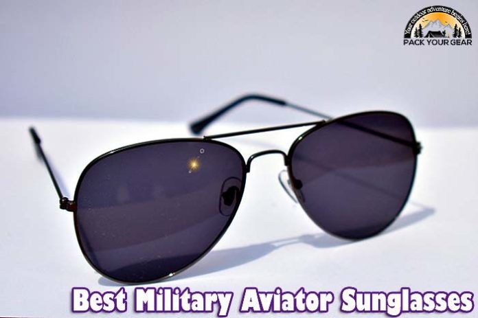 Military Aviator Sunglasses